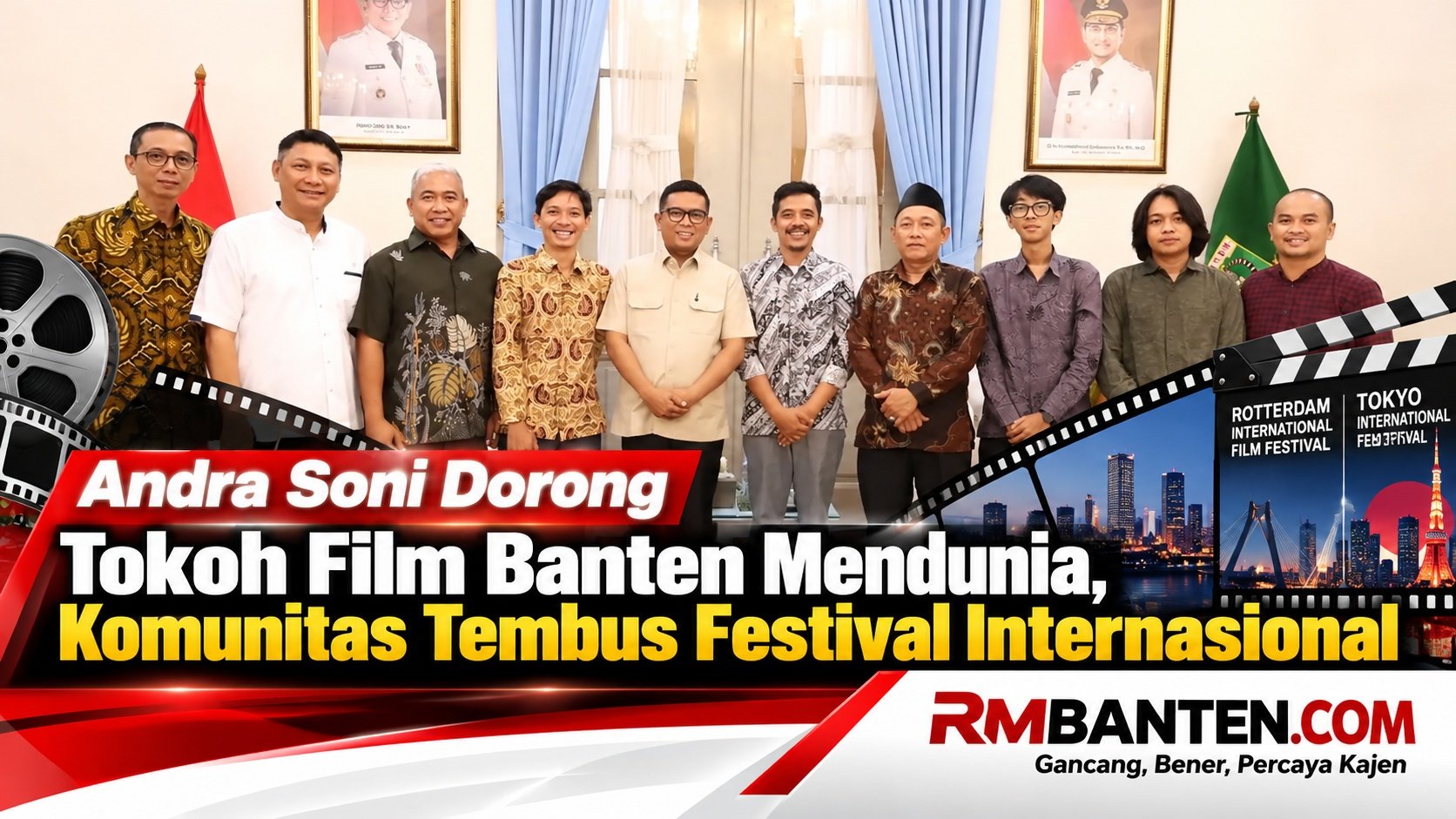 Andra Soni Dorong Tokoh Film Banten Mendunia, Komunitas Tembus Festival Internasional