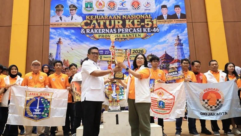 Banten Sabet Runner-up Kejurnas Catur ke-51, 3 Emas Jadi Bukti Prestasi