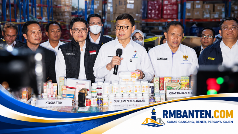 BPOM Bongkar 287 Produk Impor Ilegal di Tangerang, Nilainya Tembus Rp25 Miliar