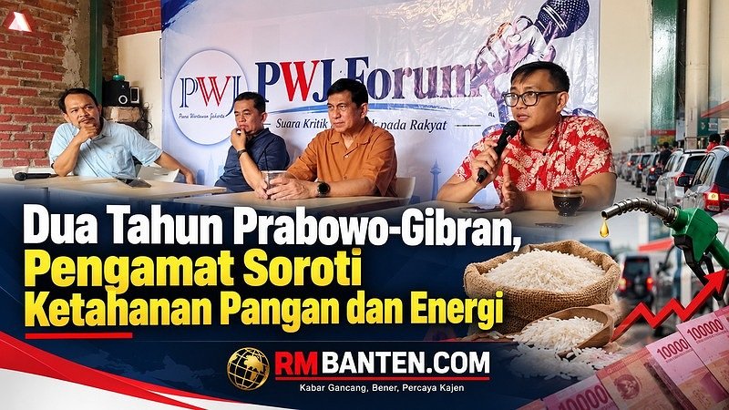 Dua tahun Prabowo-Gibran, pengamat soroti ketahanan pangan dan energi - RMB -