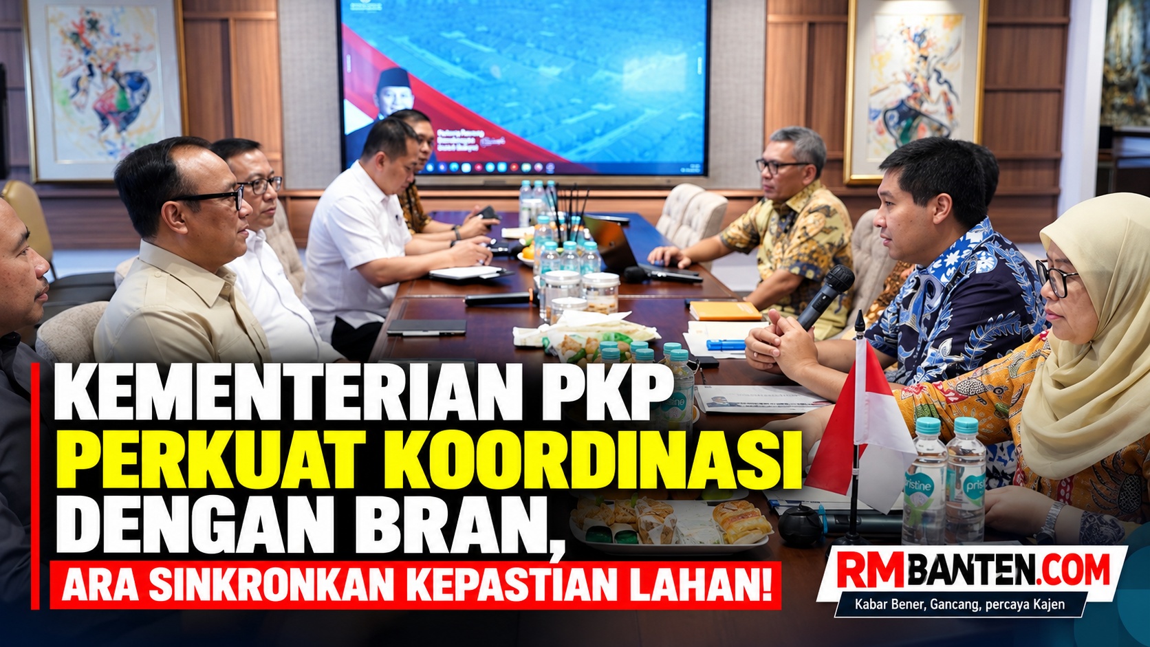 Menteri PKP Maruarar Sirait melakukakan pertemuan dengan Kepala BRAN Dedi Prasetyo di Kantor Mandiri PKP, Jakarta, Selasa (13/10/2026) - Foto: Dok. Kementerian PKP -