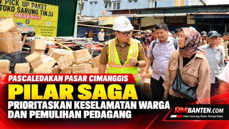 Wakil Walikota Tangsel Pilar Saga Ichsan priotaskan keselamatan warga dan pemulihan pedagang pascaledakan Pasar Cimanggis - Foto: Pemkot Tangsel/RMN -