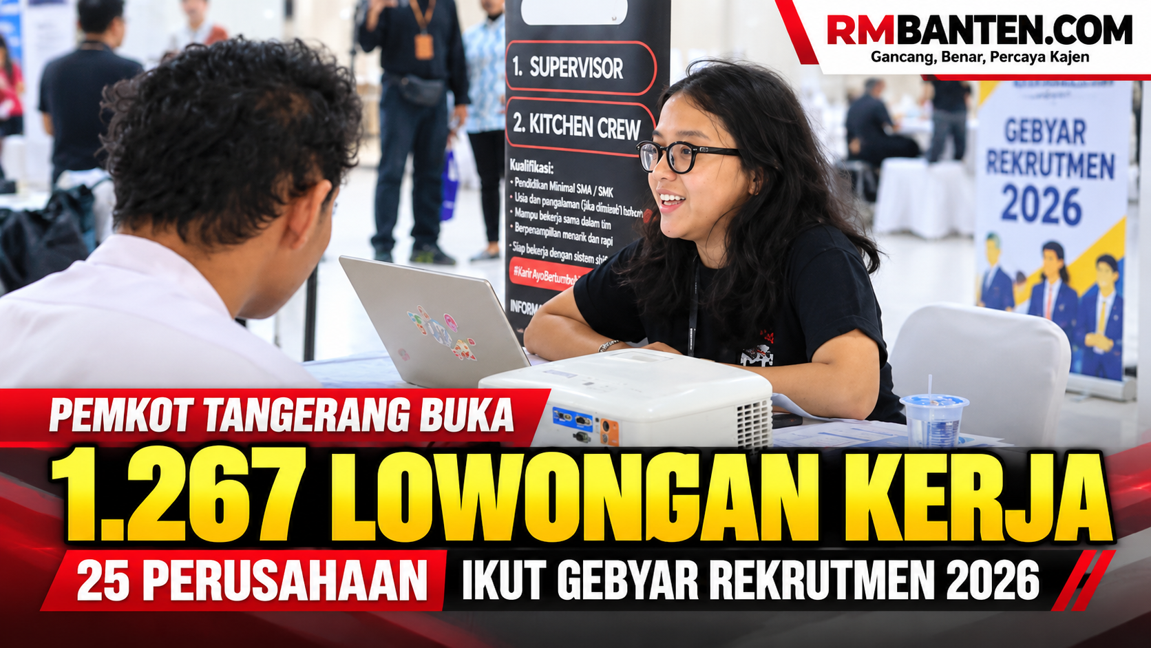 Pemkot Tangerang Buka 1.267 Lowongan Kerja, 25 Perusahaan Ikut Gebyar Rekrutmen 2026