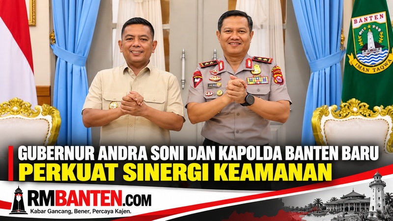 Silaturahmi! Gubernur Andra Soni dan Kapolda Banten baru Perkuat Sinergi Keamanan