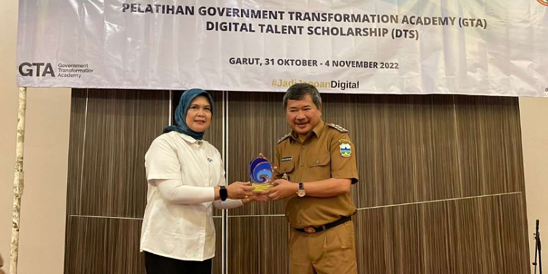 Bupati Garut Rudy Gunawan dalam acara pelatihan GTA/Dok