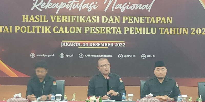 Pleno pengumuman Parpol Peserta