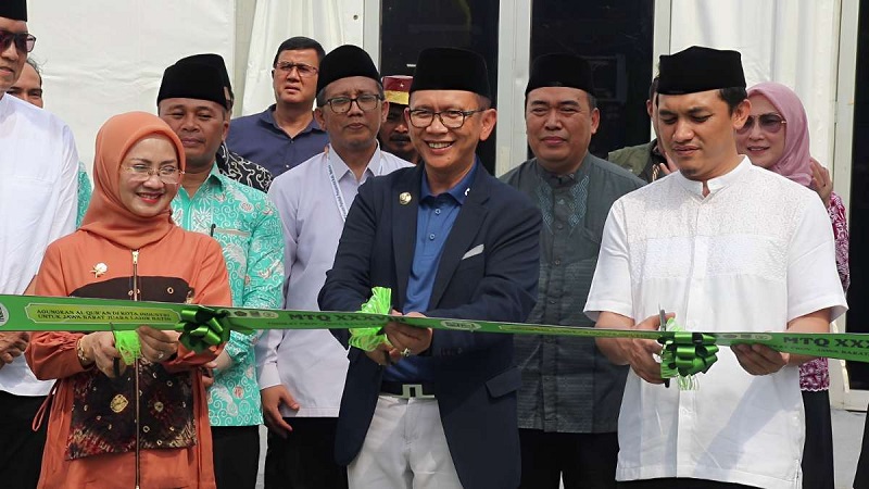 Pj Bupati Jabar i Dani Ramdan berharap MTQ di Kabupten Bekasi jadi berkah buat ppelaku UMKM.  (Foto: Repro)