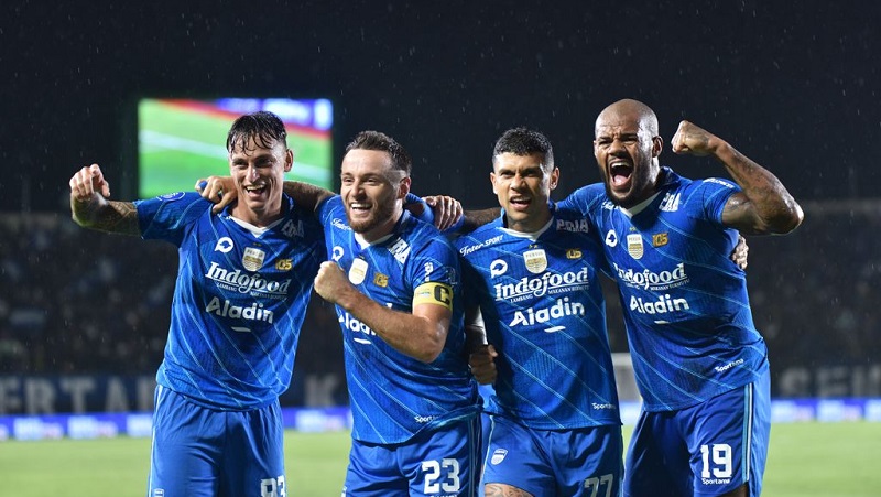 Motivasi meningkat pemain Persib jelang leg ke 2 lawan Bali United. (Foto:  persib.co.id)