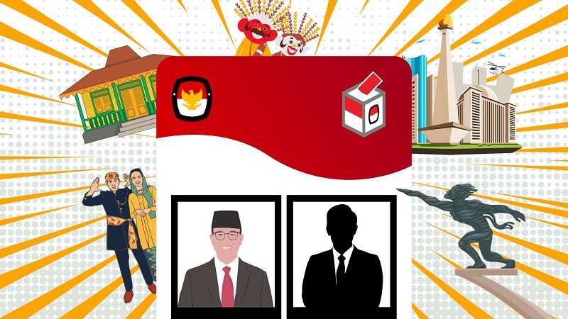 Ilustrasi Anies Baswedan maju Pilgub Jakarta. (Foto: Disway)