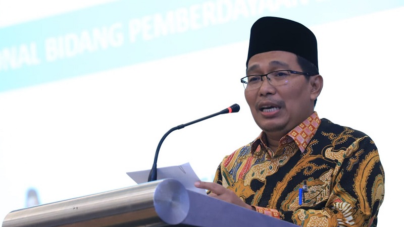 Direktur Pemberdayaan Zakat dan Wakaf, Waryono Abdul Ghafur. (Foto: Dok Kemenag)