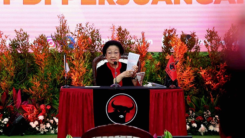 Ketua Umum DPP PDIP, Megawati Soekarnoputri. --