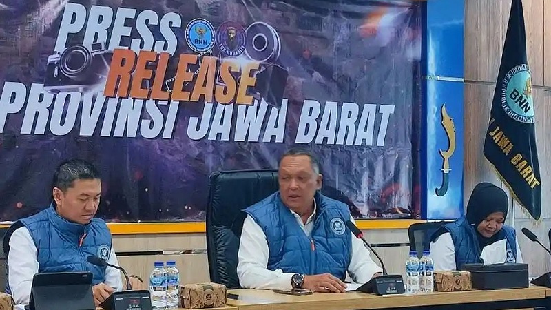 BNNP Jabar Bongkar 23 Kasus Narkotika Sepanjang 2025, 32 Tersangka Diamankan!