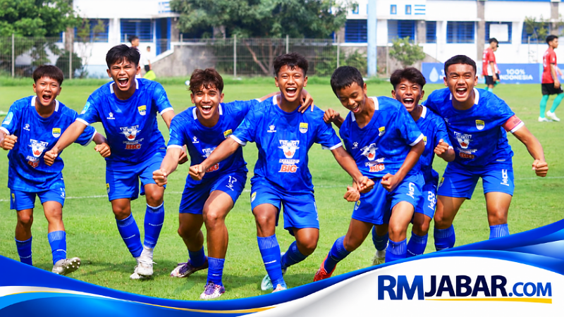 Maung Ngora Menggila! Persib U15 Libas Kubu Raya United 3-0, Lolos 8 Besar