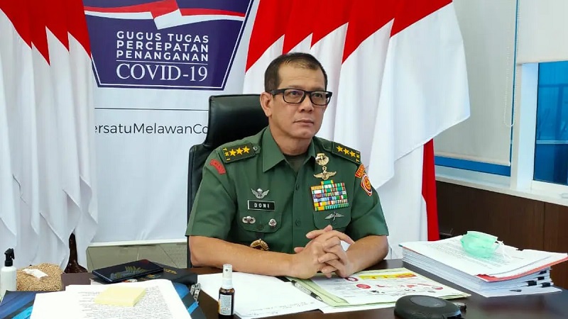 Letnan Jenderal Doni Monardo saat menjabat Kepala Satgas Covid-19. (Foto: Repro)