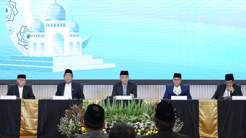 Konferensi Pers Hasil Sidang Isbat Awal Zulhijjah 1445 H/2024 M. (Foto: Kemenag)