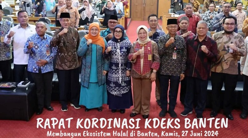 Rapat Koordinasi KDEKS Banten dengan tema Membangun Ekonomi Halal di Banten. (Foto: Dok Penulis)