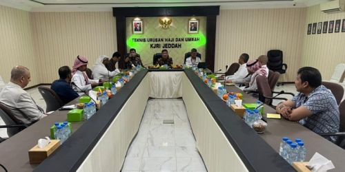 Rapat KUH dengan Syarikah Saudi bahas penyelenggaraan umrah/Dok. Kemenag