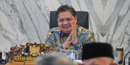 Menko Ekonomi Airlangga Hartato. [Foto: Repro/RMN]