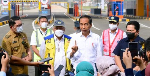 Presiden Joko Widodo saat memberikan penegasan tidak ada penghapusan listrik 450 VA/BPMI Setpres