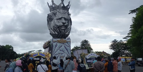 Tugu Singa Tangguh di Stadion Kanjuruhan Malang/Repro