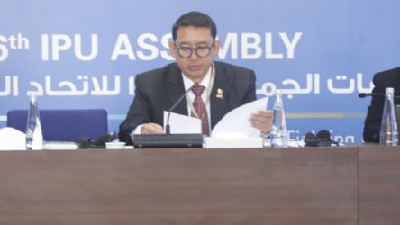 Ketua BKSAP Fadli Zon disidang IPU di Bahrain/Repro