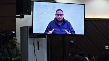 Anggota Komisi VI DPR RI Andre Rosiade saat virtual meeting di Media Center, Gedung Nusantara III DPR RI, Senayan, Jakarta/Dok. DPR