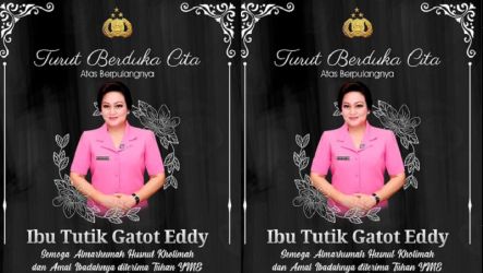 Foto tangkapan layar almarhum Ibu Tutik Gatot Eddy/Repro