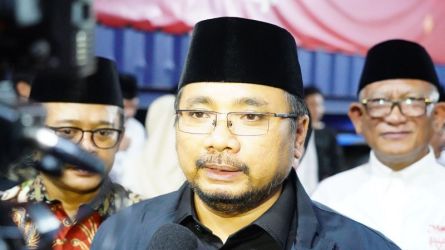 Menag Yaqut Cholil Qoumas mengimbau umat Islam menjaga ukhuwah Islamiyah dalam menyikapi perbedaan awal Syawal 1444 H/2023 M. (Dok. Kemenag)