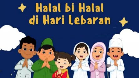 Ilustrasi halal bihalal. (Foto: Tangkapan Layar)