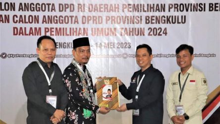 Korban penembakan OTK Rahimandani resmi mencalonkan diri menjadi Balon anggota DPD RI. (Foto: Istimewa)