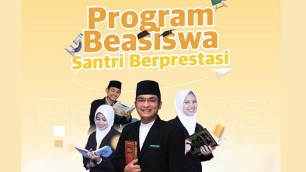 Program beasiswa santri berprestasi (PBSB). (Foto: Repro)