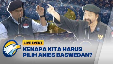 Kolase Anies Baswedan dengan Surya Paloh. (Video: YouTube METRO TV)