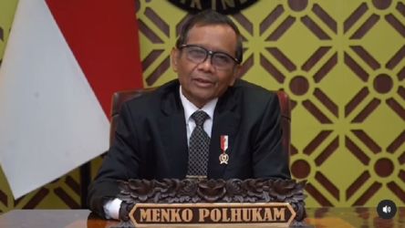 Menkopolhukam Mahfud MD. -