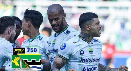 Tim Persib kandaskan tuan rumah Persebaya 3-2, pada pekan ke-15 Liga 1 Indonesia 2023/2024. (Foto: Repro)