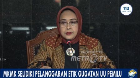 Juru bicara bidang perkara MK Enny Nurbainingsih. (Foto: Tangkapan Layar MetroTV)