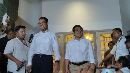 Capres dan cawapres nomor urut 1, Anies Baswedan dan Muhaimin Iskandar. (Foto: Dok Viva)