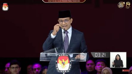 Capres nomor urut 1 Anies Baswedan. (TangkapanLayar)