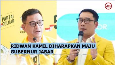 Kolase Ketua DPD Golkar Jabar Tb. Ace Hasan Syadziliy dan Waketum Golkar Ridwan Kamil. -