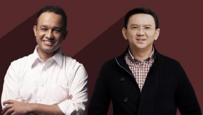 Dua mantan gubernur DKI Jakarta berpeluang bertarung ulang di Pilkada Jakarta 2024. [Foto: Repro]
