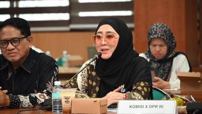 Anggota Komisi X DPR RI Lisda Hendrajoni saat mengikuti Kunjungan Kerja Reses Komisi X ke Banda Aceh. [Foto: Dok DPR]