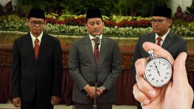 Tiga wakil menteri baru kabinet Jokowi. [Disway]