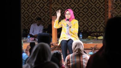 Airin Rachmi Diany kembali diusung Partai Golkar di Pilgub Banten. [Foto: AMR/RMN]