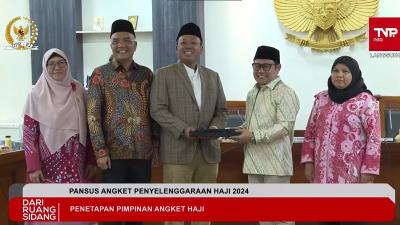 Politisi dari Fraksi Golkar terpilih menjadi Ketua Pansus Pengawasan Haji DPR RI. [ Foto: Tangkapan Layar]