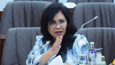 Anggota Komisi VI DPR RI Evita Nursanty prihatin kecilnya anggaran kementerian mitra Komisi VI. [Foto: Oji/vel/DPR]