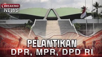 Ilustrasi pelantikan DPR, MPR, DPD RI. [Foto: Repro]