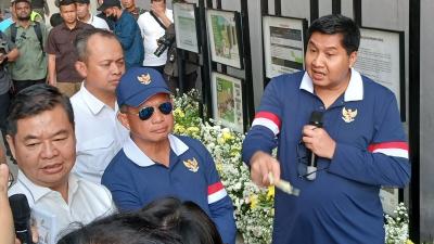 Memperkim Maruarar Sirait minta harga sewa Rusun Pasar Rumput untuk diturunkan. [Foto: Disway/RMN]