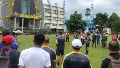 Lembaga Pengembangan Olahraga (LPO) PP Muhammadiyah menggelar Workshop dan Coaching Clinic Sportcaster menjaring kader sepakbola berbakat. [Foto: Dok Muhammadiyah]