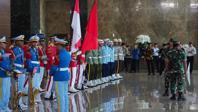 Penyambutan tamu negara yang menghadiri hpelantikan Prabowo-Gibran di Bandara Soekarno-Hatta, Tangerang. [Foto: Ist/RMN]