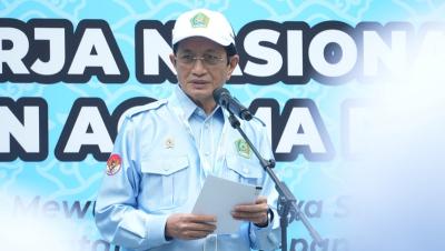 Menteri Agama Nasaruddin Umar tekankan masifikasi infomasi kepada publik untuk bangun citra positif Kemenag. [Foto: Kemenag/RMN]