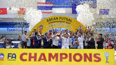 Timnas Futsal Indonesia juara Piala AFF, kalahkan Vietnam 2-0. [Foto: PSSI/RMN]